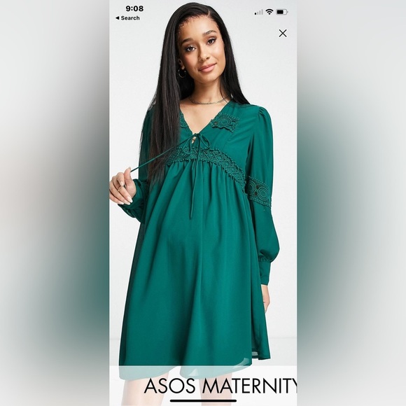 ASOS Maternity Dresses & Skirts - ASOS Maternity Teal Dress